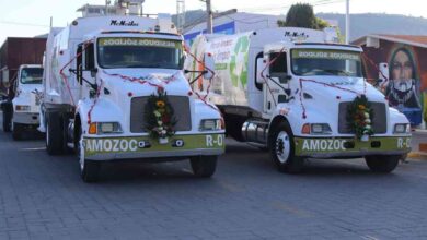 Amozoc camiones de basura