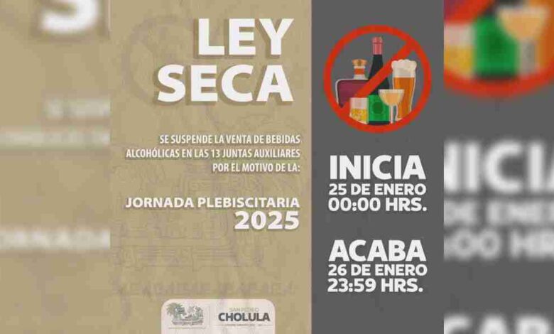Cholula Ley Seca