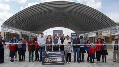 Pepe Chedraui techado primaria Julian Hinojosa