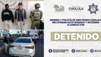 San Pedro Cholula robo auto