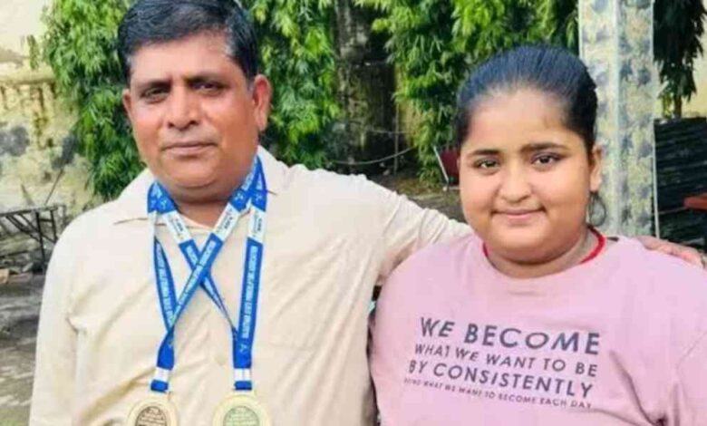 Yashtika Acharya atleta pesas