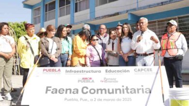 Faena escuela Vicente Suárez