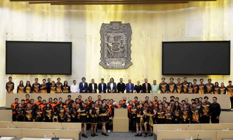 Reconocen en el Congreso de Puebla esfuerzo y dedicación de Marching Bands