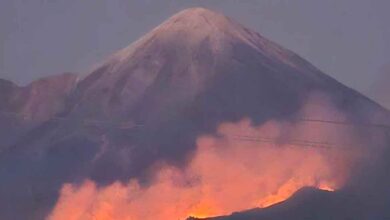 Persiste incendio forestal en el Volcán Citlaltépetl