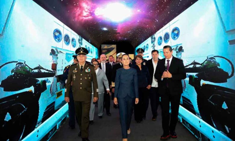 Inaugura Claudia Sheinbaum Feria Aeroespacial México 2025