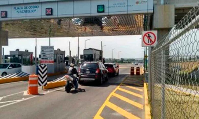 Por derrumbe cierra la autopista Puebla-Tlaxcala a la altura de Zacualpan