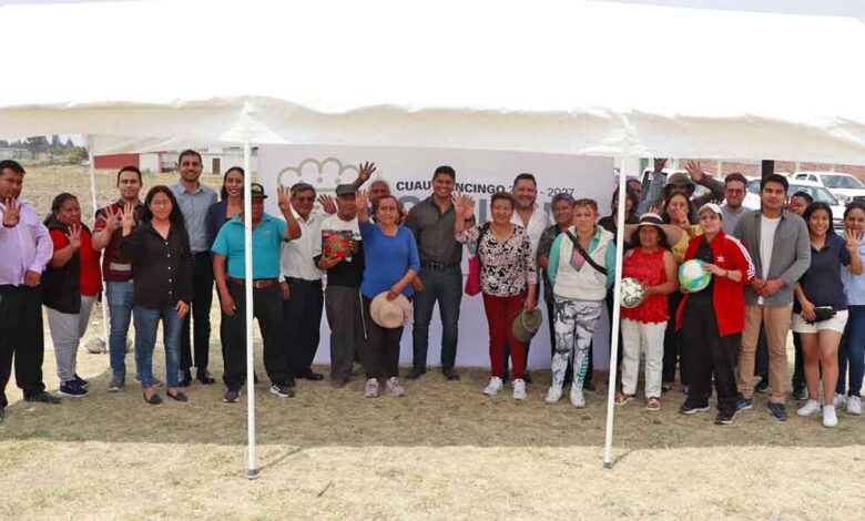 Las familias de Cuautlancingo merecen espacios deportivos dignos: Omar Muñoz