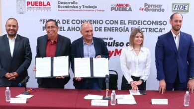 Firman convenio SEDETRA y FIDE para impulsar ahorro energético en MiPyMEs poblanas