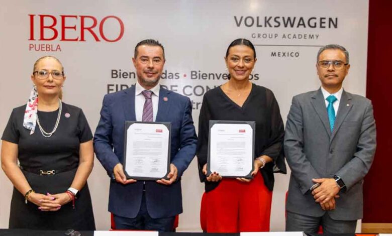 IBERO Puebla y Volkswagen Group Academy firman alianza
