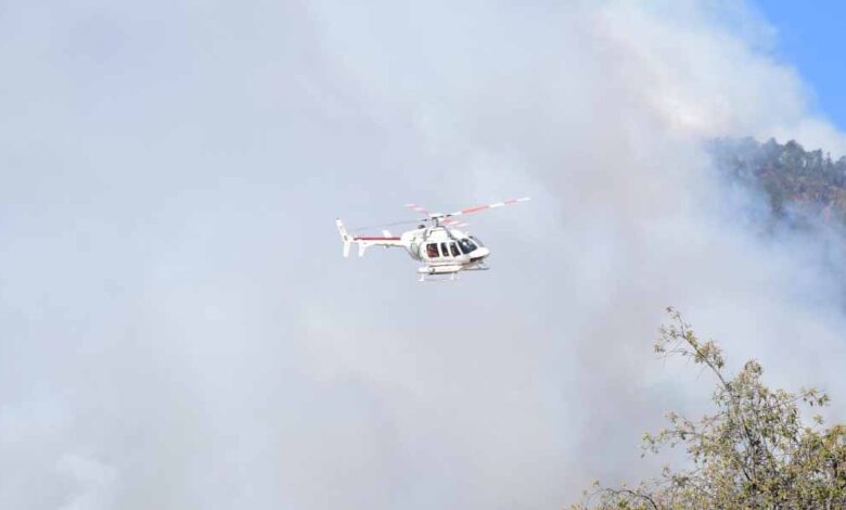 En sinergia, atiende gobierno de Puebla incendios forestales
