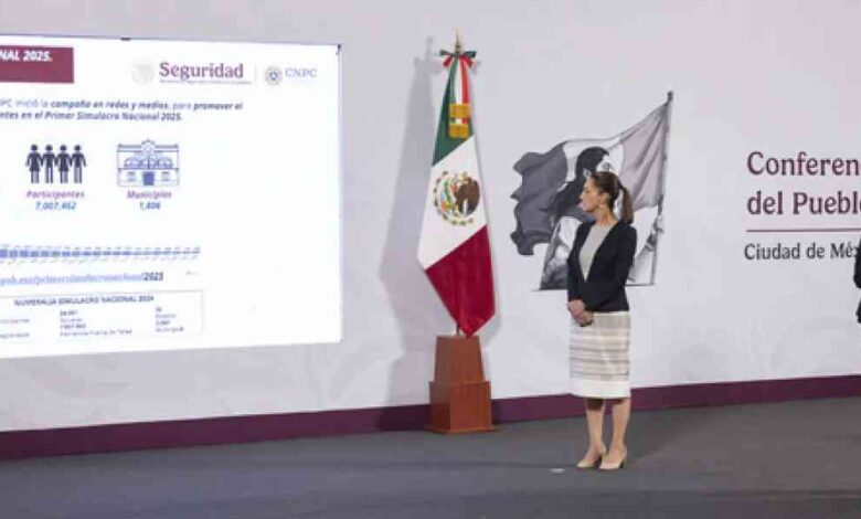 sheinbaum simulacro