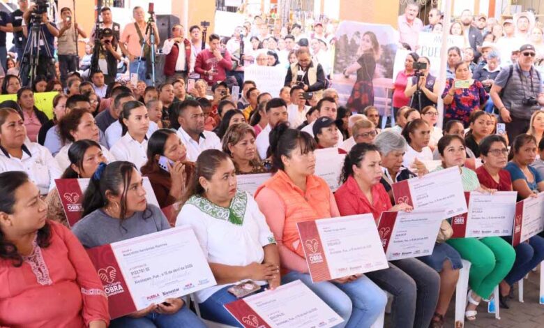 Gobierno de Puebla concreta 41 proyectos de obra comunitaria en Xicotepec