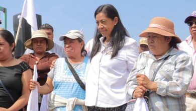 Ariadna Ayala presidenta de Atlixco inicia obra en beneficio del pueblo de san pedro Benito Juárez