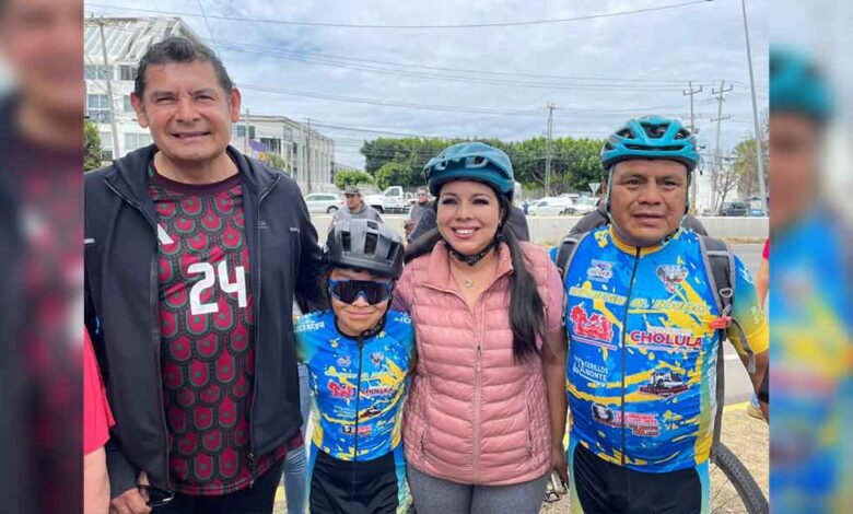 Tonantzin Fernández participa con el gobernador Alejandro Armenta y alcaldes en el 10° aniversario de la Vía Recreativa