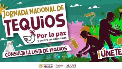 El Instituto Mexicano de la Juventud convoca a la jornada nacional de tequios por la paz y contra las adicciones