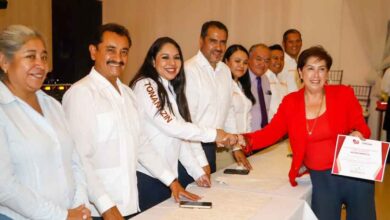 Tonantzin Fernández reconoce la vocación y compromiso del magisterio de la Sección 23 del SNTE