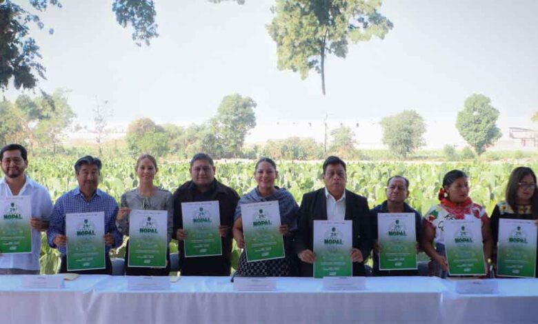 Presenta Lupita Cuautle la 29ª Feria del Nopal en Tlaxcalancingo