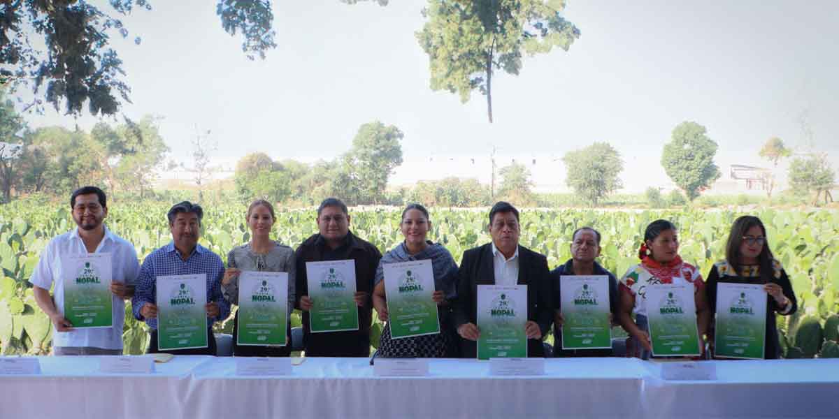 Presenta Lupita Cuautle la 29ª Feria del Nopal en Tlaxcalancingo