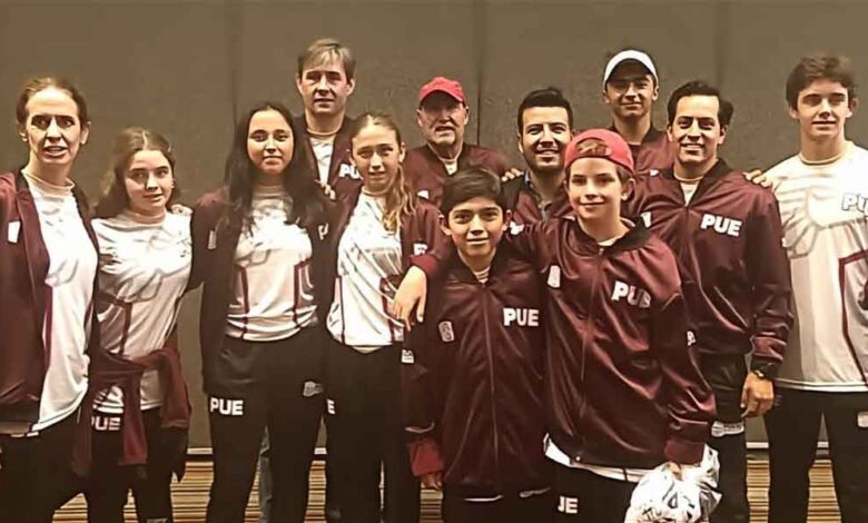 Viaja selección Puebla de tenis a la olimpiada nacional 2025