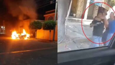 Violencia en Tehuacán: Agresión a vendedor ambulante desata intento de linchamiento, incendio y disparos