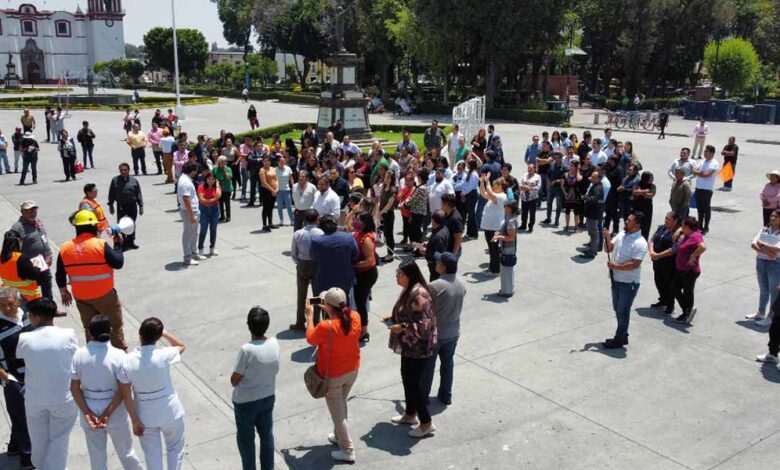 San Pedro Cholula participó activamente en el Primer Simulacro Nacional 2025