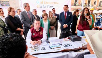 Con desarme voluntario, Gobierno federal y estatal impulsan construcción de la paz