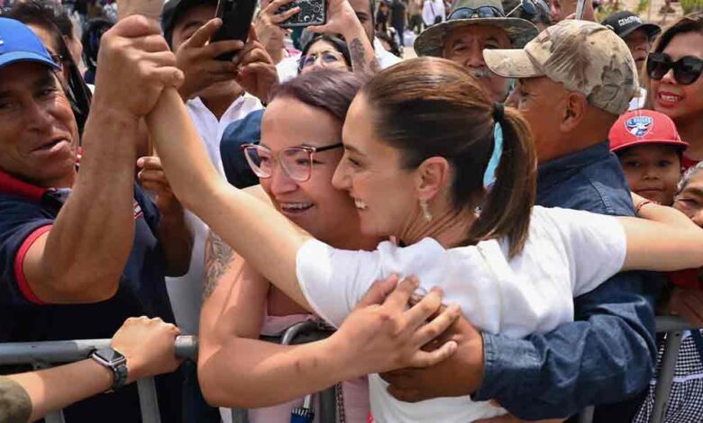 Claudia Sheinbaum encabeza asamblea de salud Casa por Casa en San Luis Potosí.
