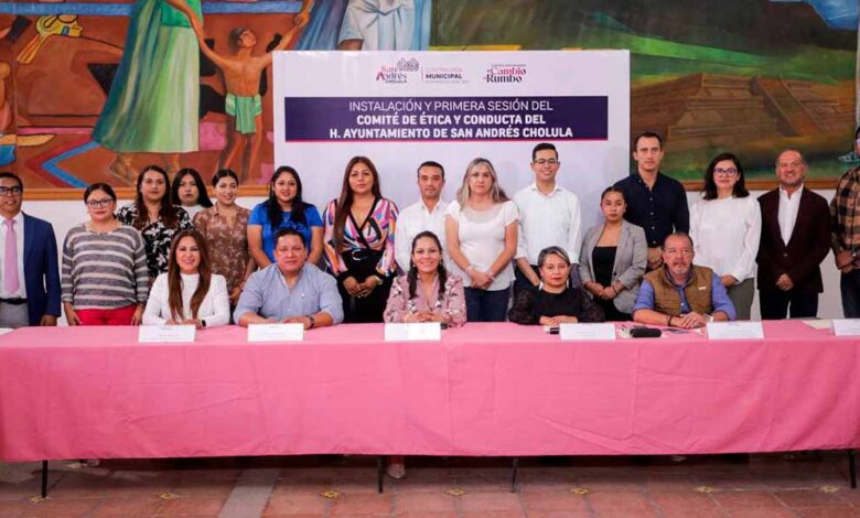 Instalan Comité de Ética y Conducta en San Andrés Cholula