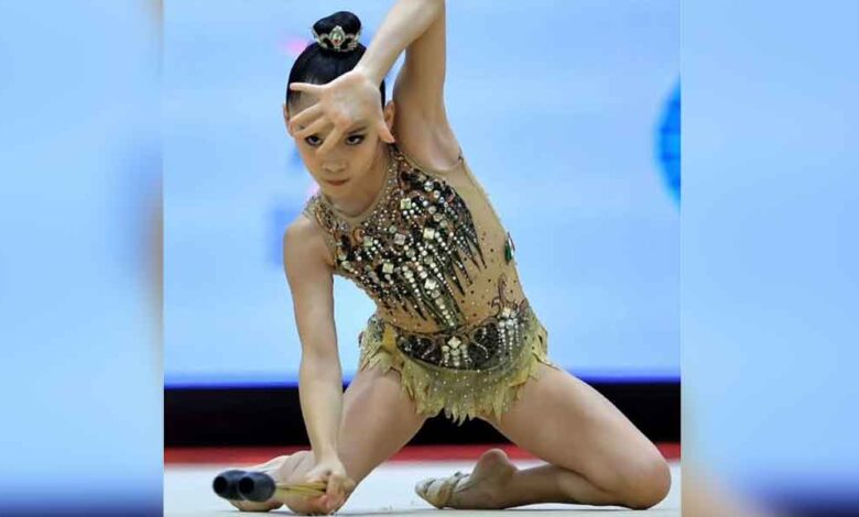 Poblana destaca en gimnasia rítmica