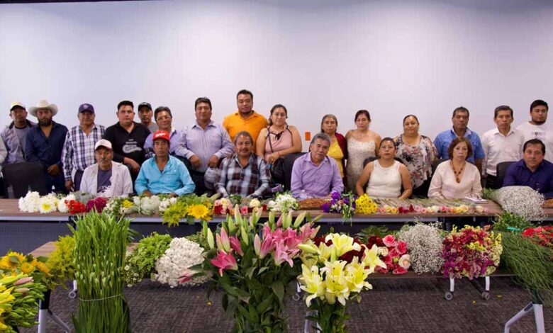 Promueven en el Congreso de Puebla venta de flor originaria de Atlixco