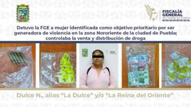 Detiene Fiscalía a mujer generadora de violencia en la zona Nororiente de la ciudad de Puebla