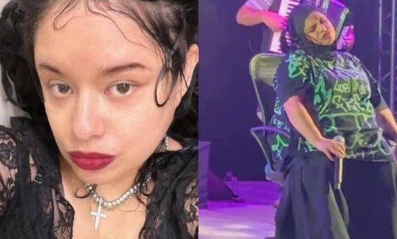 Video viral de Amandititita cantando sentada desata críticas; responde con mensaje de aceptación