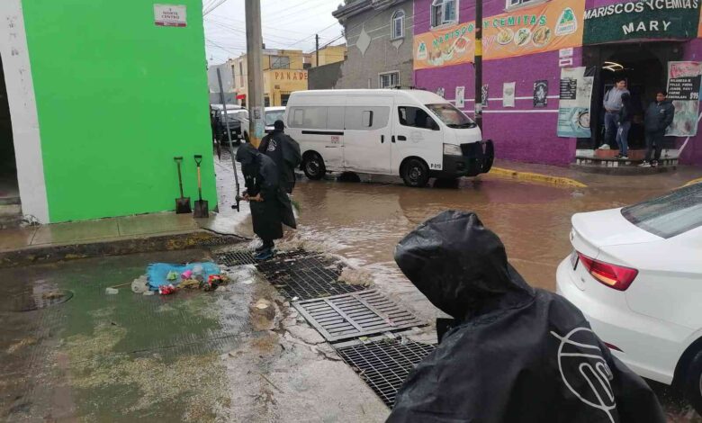 Acciones coordinadas ante lluvias intensas en San Pedro Cholula