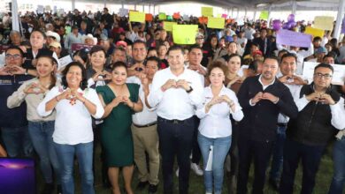 Seguridad para familias, con insumos para el campo y obra comunitaria en Tecamachalco