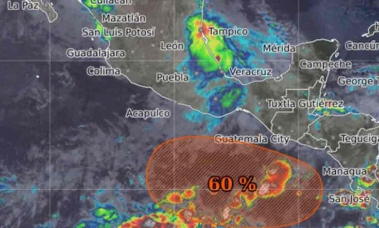 Lluvias en México continuarán por posible formación del Ciclón Tropical "Flossie" en el Pacífico