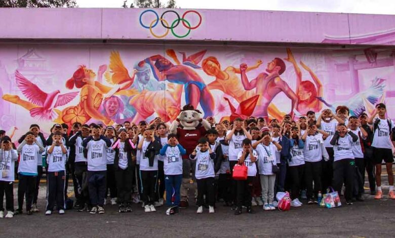 Participaron estudiantes de las escuelas de iniciación del IMDP en actividades del Comité Olímpico Mexicano
