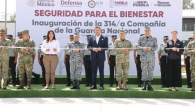 Inauguración de la 314ª Compañía de la Guardia Nacional