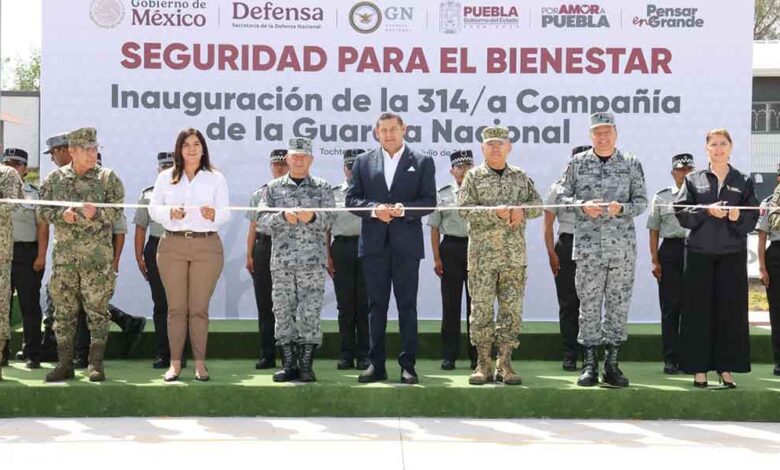 Inauguración de la 314ª Compañía de la Guardia Nacional