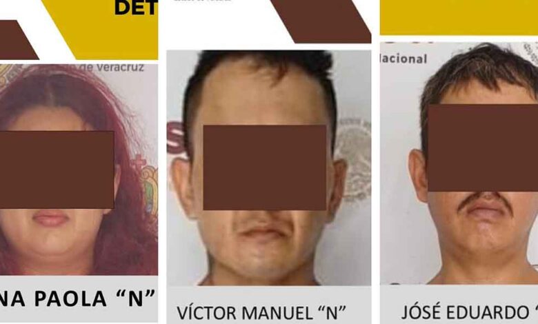 Tres detenidos por homicidio de maestra taxista en Veracruz