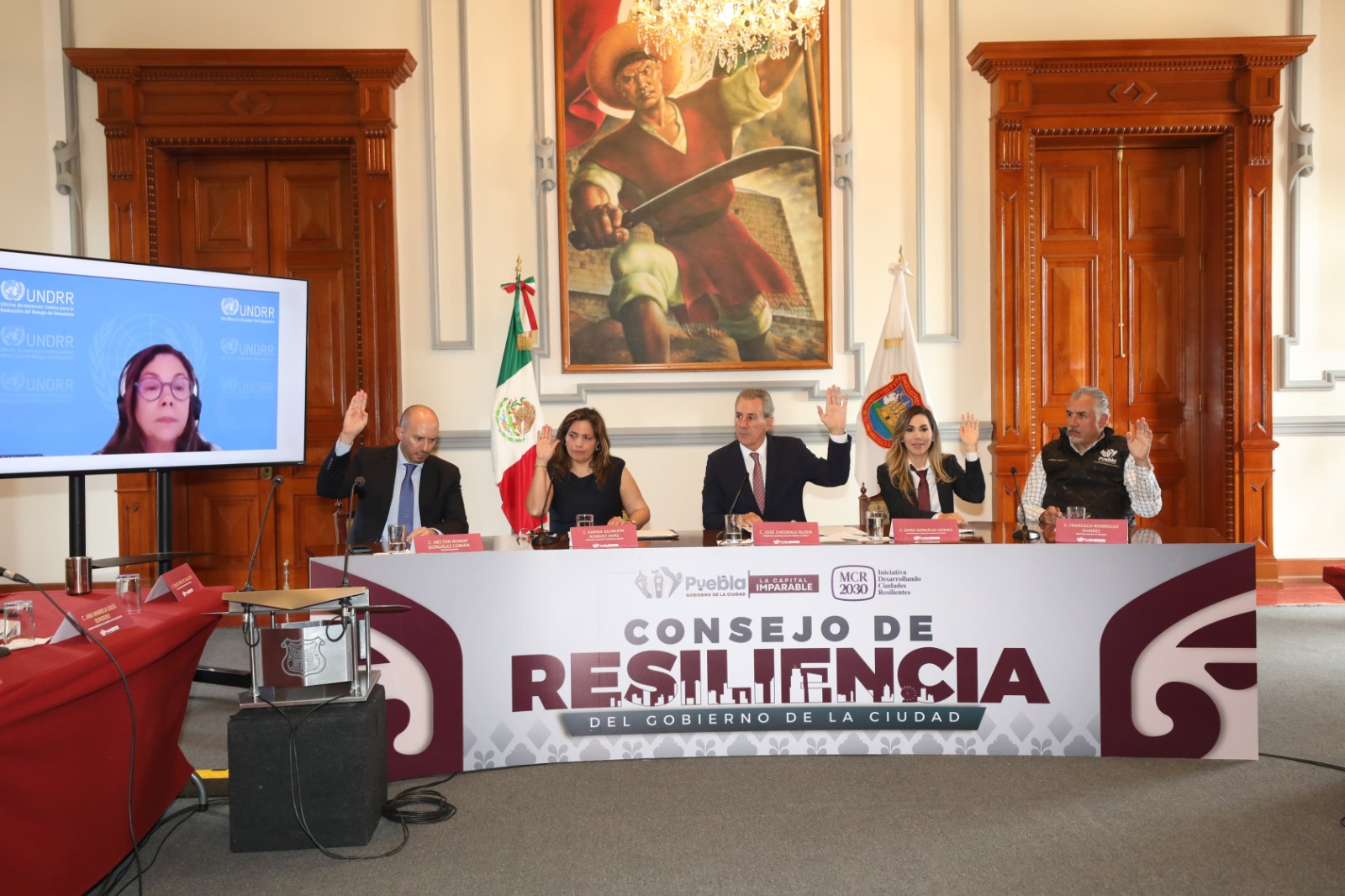 Instala la capital de Puebla el primer Consejo de Resiliencia Municipal del país