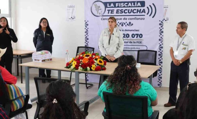 Arranca el programa “La Fiscalía te Escucha” en Centros Libres Casas Carmen Serdán de Huauchinango y Zacatlán