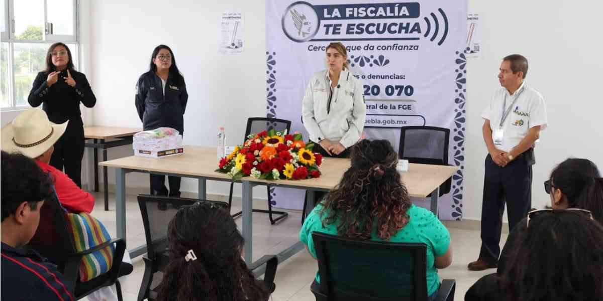Arranca el programa “La Fiscalía te Escucha” en Centros Libres Casas Carmen Serdán de Huauchinango y Zacatlán