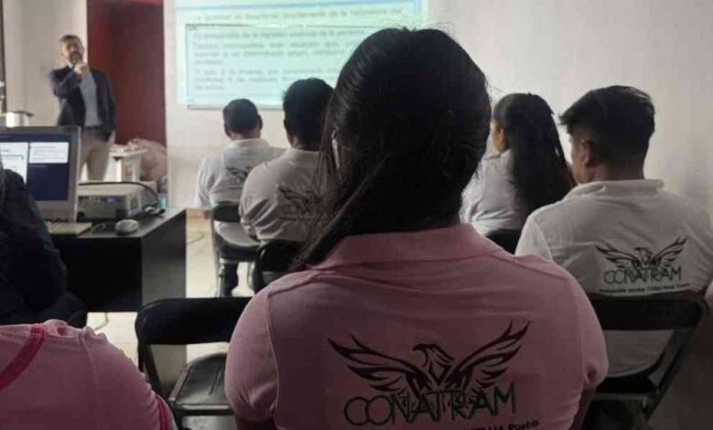 Capacita Gobierno de Tonantzin Fernández a choferes de transporte en materia de derechos humanos