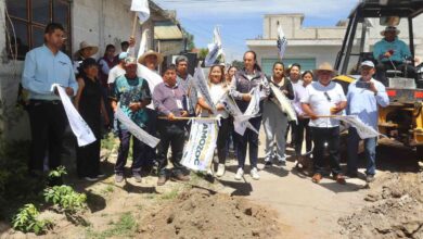 Dan banderazo a obras comunitarias en Amozoc