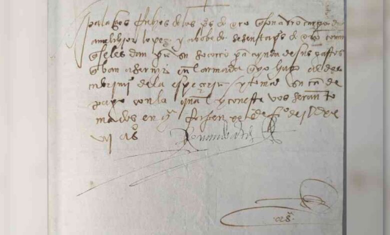 El FBI devuelve a México un manuscrito de Hernán Cortés robado hace décadas