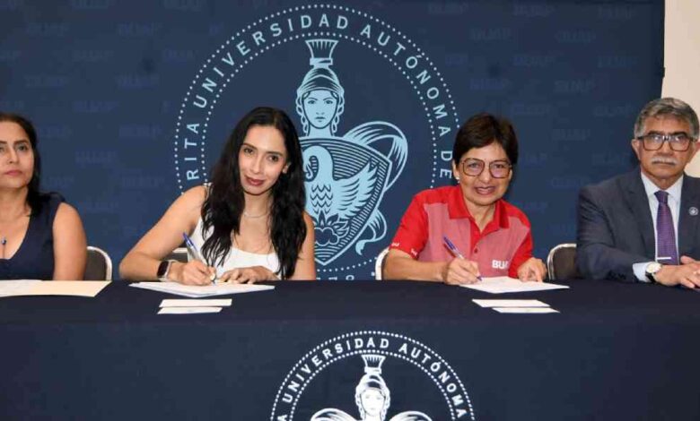 Encabeza la Rectora Lilia Cedillo firma de convenio con la SMADSOT del estado