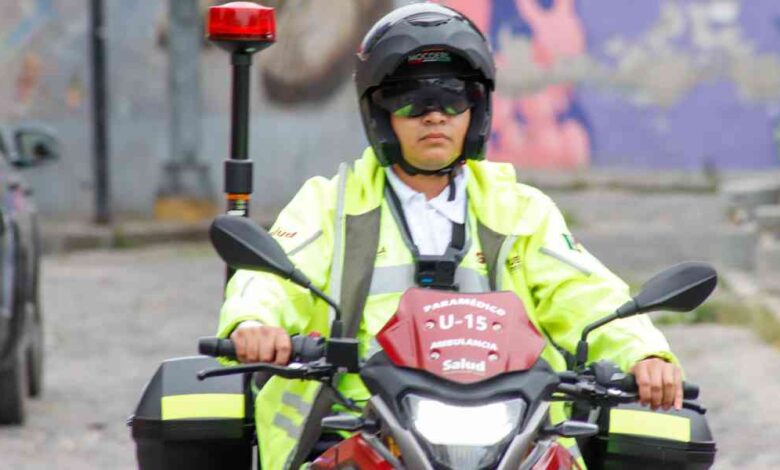 Fortalece Gobierno de Puebla el Sistema de Emergencias Médicas con Motoambulancias