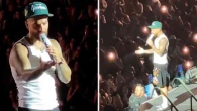 Maluma interrumpe concierto en CDMX para reprender a fan con su bebé
