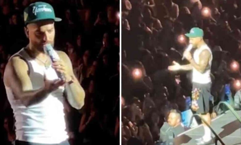 Maluma interrumpe concierto en CDMX para reprender a fan con su bebé