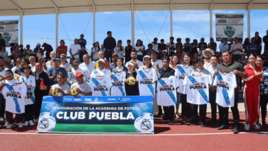 Se inaugura la Academia de Futbol Club Puebla en Amozoc